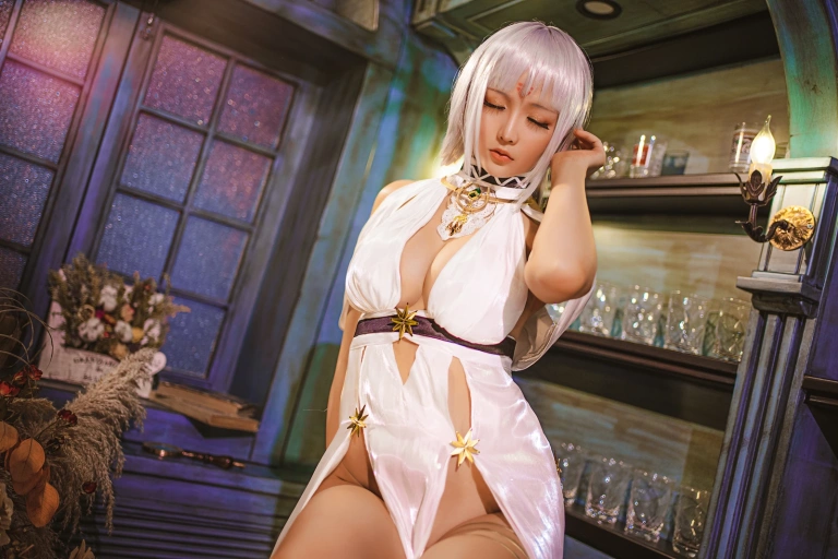星之迟迟《《琉璃之宴》 马萨诸塞》主题写真：25张全套美图