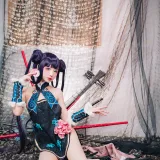 果咩酱《杨贵妃》主题写真：30张全套美图