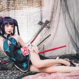果咩酱《杨贵妃》主题写真：30张全套美图