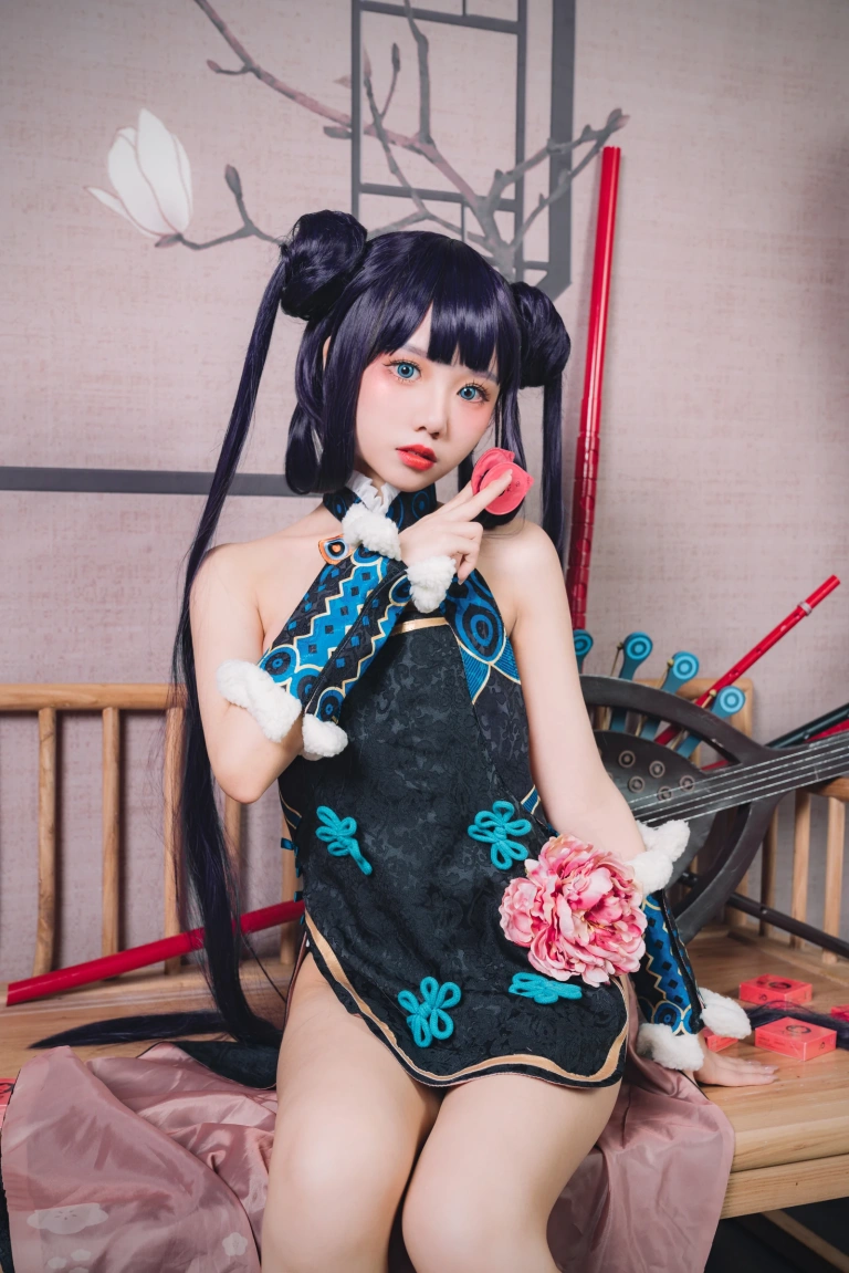 果咩酱《杨贵妃》主题写真：30张全套美图