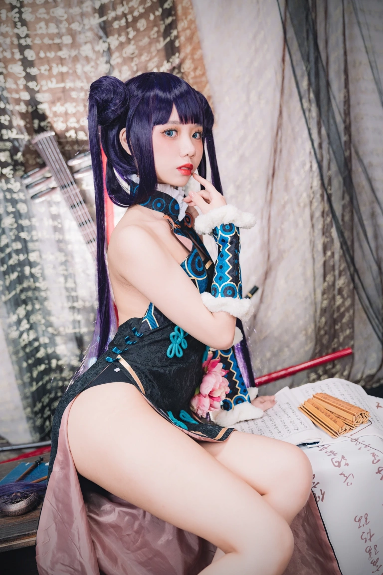 果咩酱《杨贵妃》主题写真：30张全套美图