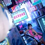 周叽是可爱兔兔《银河社区》主题写真：42张全套美图