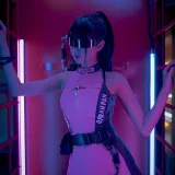 周叽是可爱兔兔《银河社区》主题写真：42张全套美图