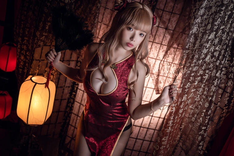 雯仔不讲道理《黑丝T-back》主题写真：14张全套美图