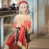 面饼仙儿《圣诞贝法》主题写真：17张全套美图