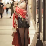 面饼仙儿《圣诞贝法》主题写真：17张全套美图