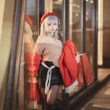 面饼仙儿《圣诞贝法》主题写真：17张全套美图