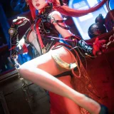瓜希酱《鸣潮 吟霖》主题写真：27张全套美图