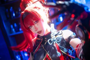 瓜希酱《鸣潮 吟霖》主题写真：27张全套美图