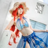 蜜汁猫裘《原神 妮露泳装》主题写真：21张全套美图