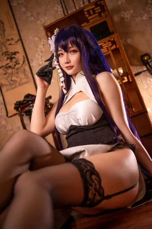 星之迟迟《《琉璃之宴》 吾妻》主题写真：25张全套美图
