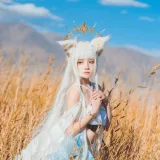 桜桃喵《明日方舟 白金》主题写真：31张全套美图