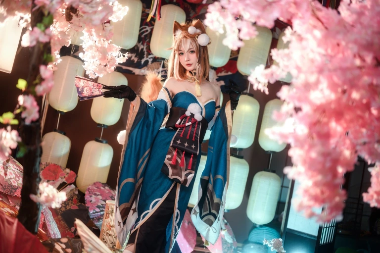 阿包也是兔娘《原神 希娜小姐》主题写真：42张全套美图