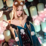 阿包也是兔娘《原神 希娜小姐》主题写真：42张全套美图