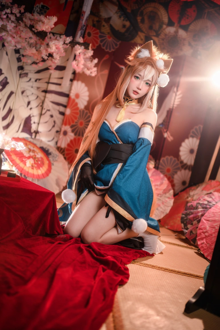 阿包也是兔娘《原神 希娜小姐》主题写真：42张全套美图