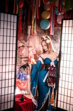 阿包也是兔娘《原神 希娜小姐》主题写真：42张全套美图