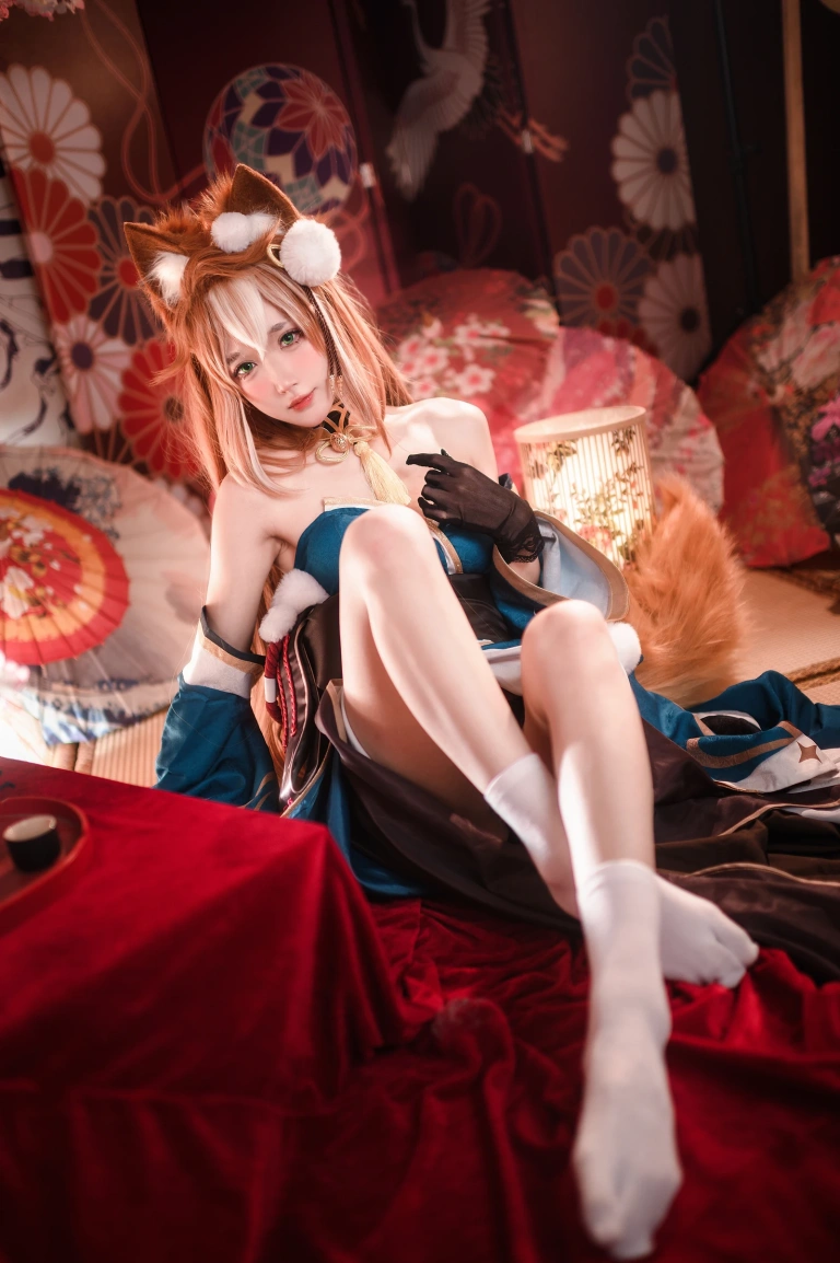 阿包也是兔娘《原神 希娜小姐》主题写真：42张全套美图