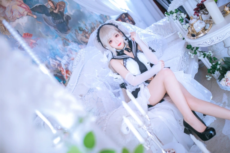 日奈娇(椎名莜)《碧蓝航线 可畏大小姐》主题写真：55张全套美图