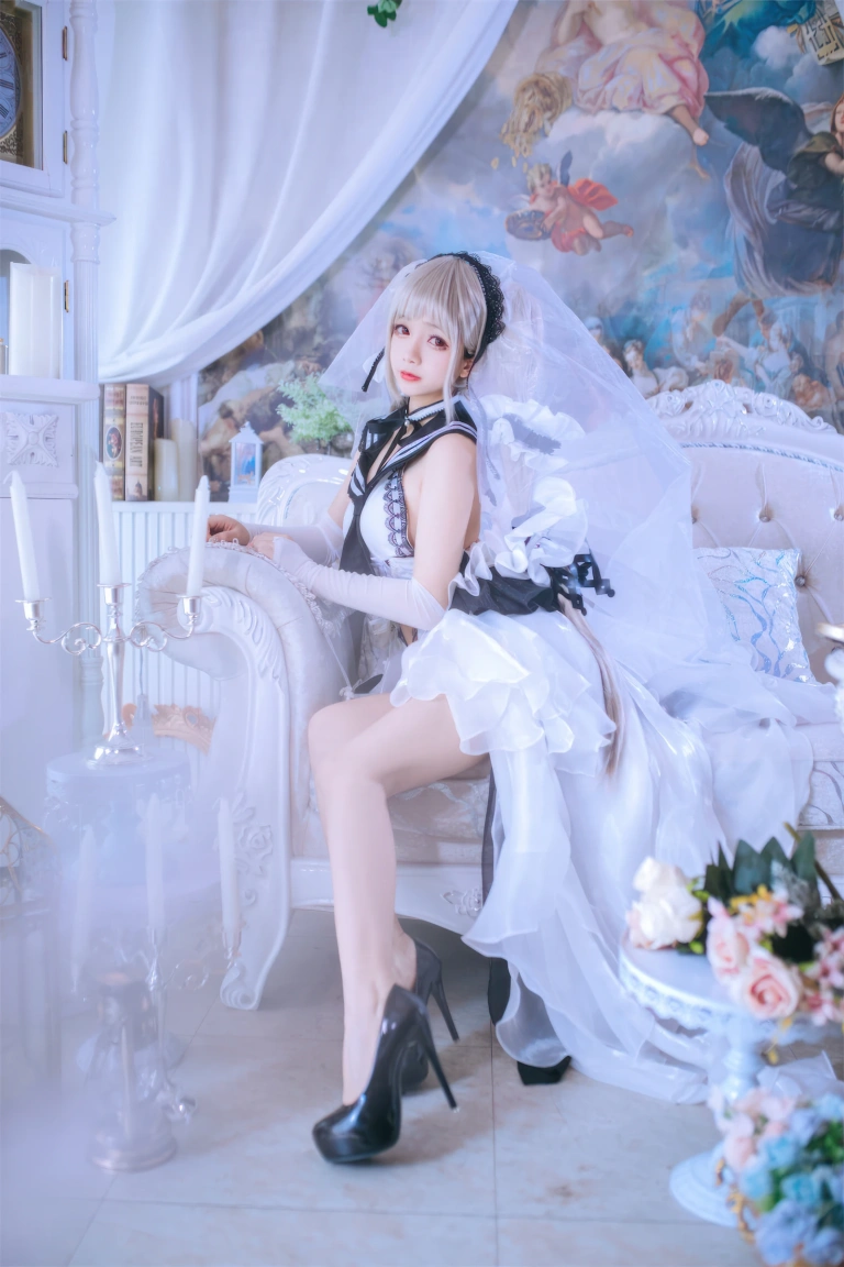 日奈娇(椎名莜)《碧蓝航线 可畏大小姐》主题写真：55张全套美图