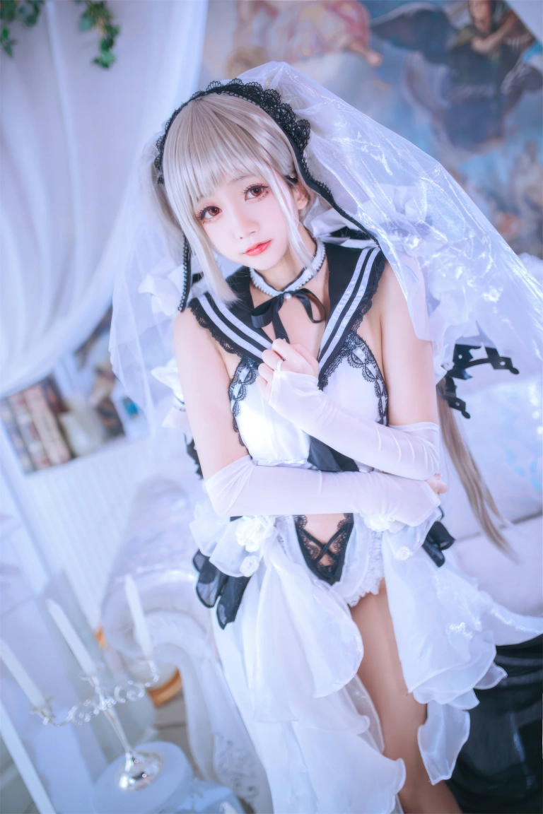 日奈娇(椎名莜)《碧蓝航线 可畏大小姐》主题写真：55张全套美图