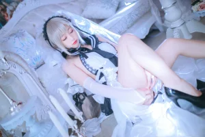日奈娇(椎名莜)《碧蓝航线 可畏大小姐》主题写真：55张全套美图