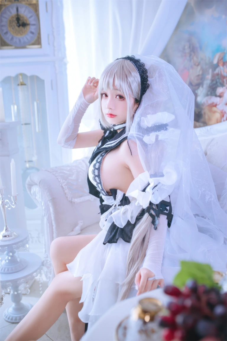 日奈娇(椎名莜)《碧蓝航线 可畏大小姐》主题写真：55张全套美图
