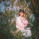 面饼仙儿《明治汉服》主题写真：22张全套美图
