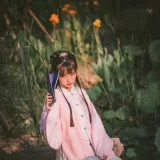 面饼仙儿《明治汉服》主题写真：22张全套美图