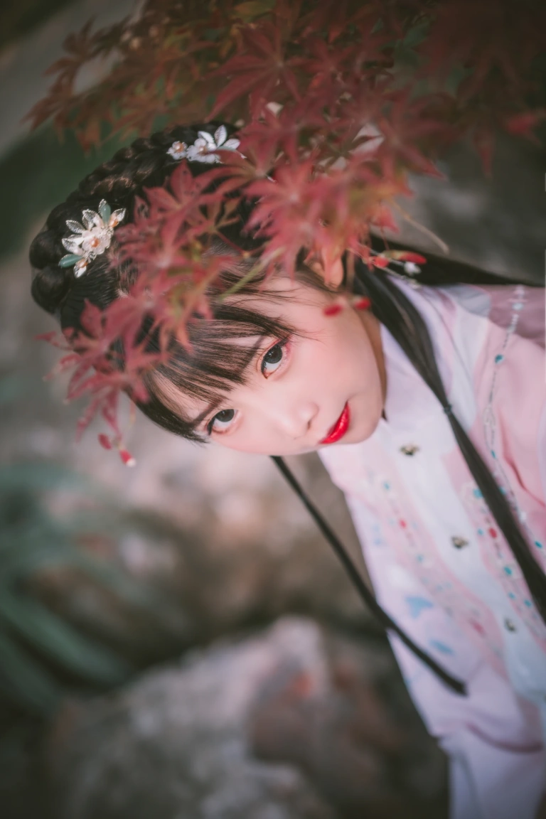 面饼仙儿《明治汉服》主题写真：22张全套美图