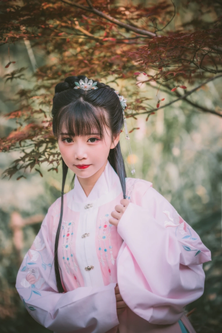 面饼仙儿《明治汉服》主题写真：22张全套美图