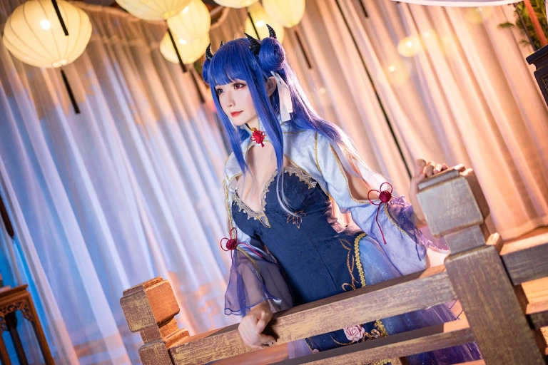 星之迟迟《《琉璃之宴》 伊吹》主题写真：25张全套美图
