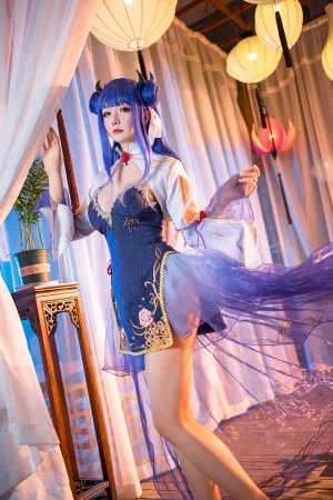 星之迟迟《《琉璃之宴》 伊吹》主题写真：25张全套美图