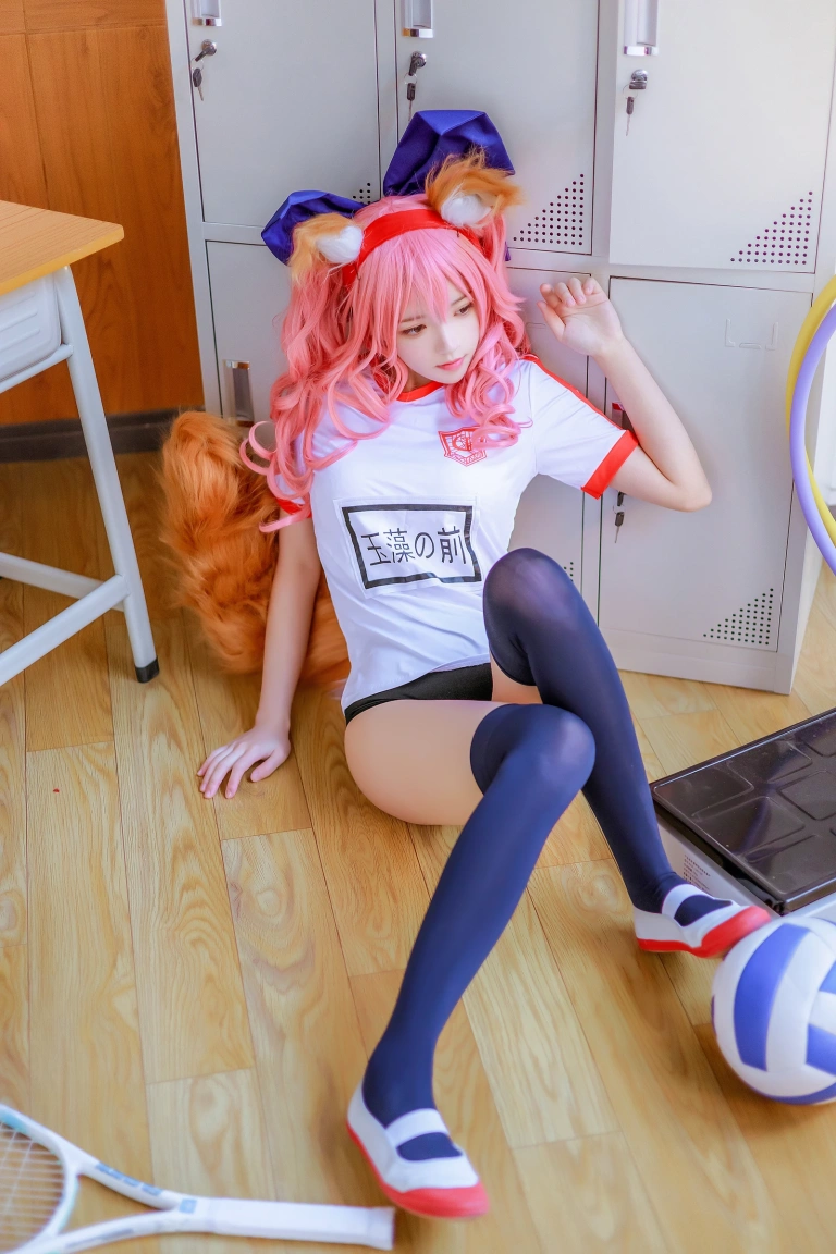 桜桃喵《玉藻前体操服》主题写真：31张全套美图