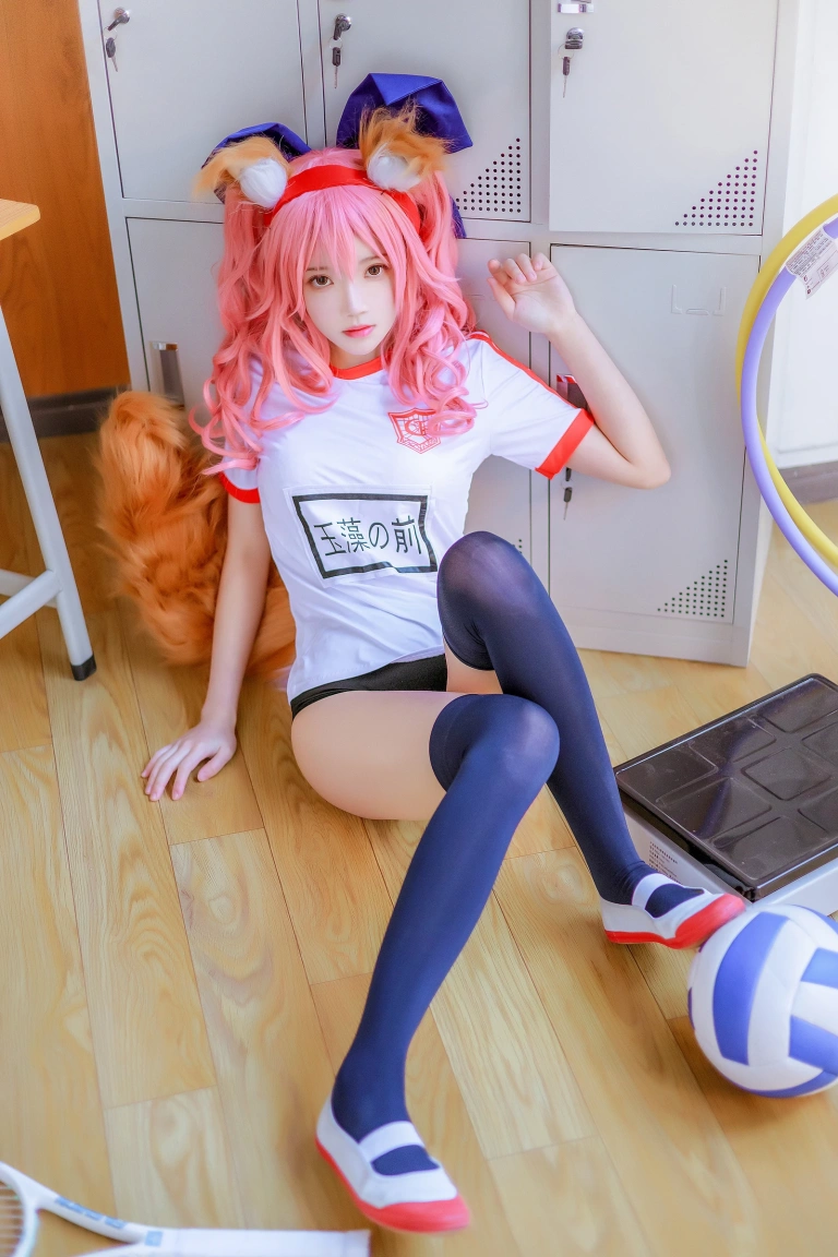 桜桃喵《玉藻前体操服》主题写真：31张全套美图
