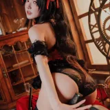 阿包也是兔娘《时崎狂三》主题写真：36张全套美图