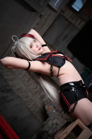 瓜希酱&Momoko葵葵《FATE 黑白贞德》主题写真：60张全套美图
