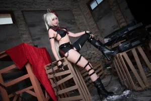 瓜希酱&Momoko葵葵《FATE 黑白贞德》主题写真：60张全套美图