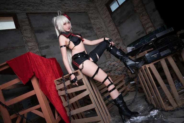 瓜希酱&Momoko葵葵《FATE 黑白贞德》主题写真：60张全套美图