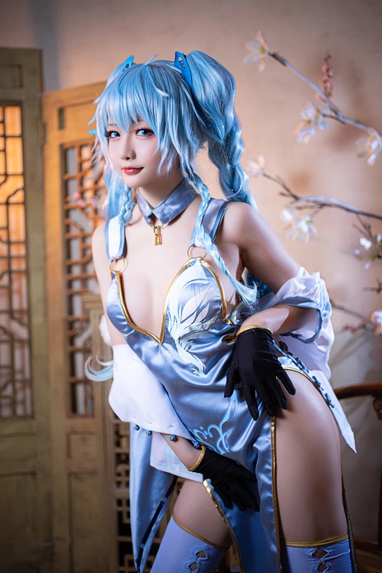 星之迟迟《《秘密花园》 PA15翠雀媚》主题写真：14张全套美图