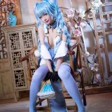 星之迟迟《《秘密花园》 PA15翠雀媚》主题写真：14张全套美图