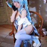 星之迟迟《《秘密花园》 PA15翠雀媚》主题写真：14张全套美图