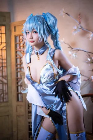 星之迟迟《《秘密花园》 PA15翠雀媚》主题写真：14张全套美图