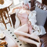 瓜希酱《碧蓝航线 埃吉尔睡衣》主题写真：20张全套美图
