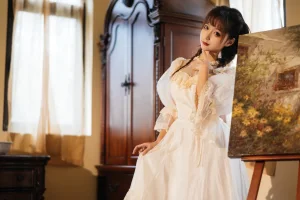 蠢沫沫《古着》主题写真：28张全套美图