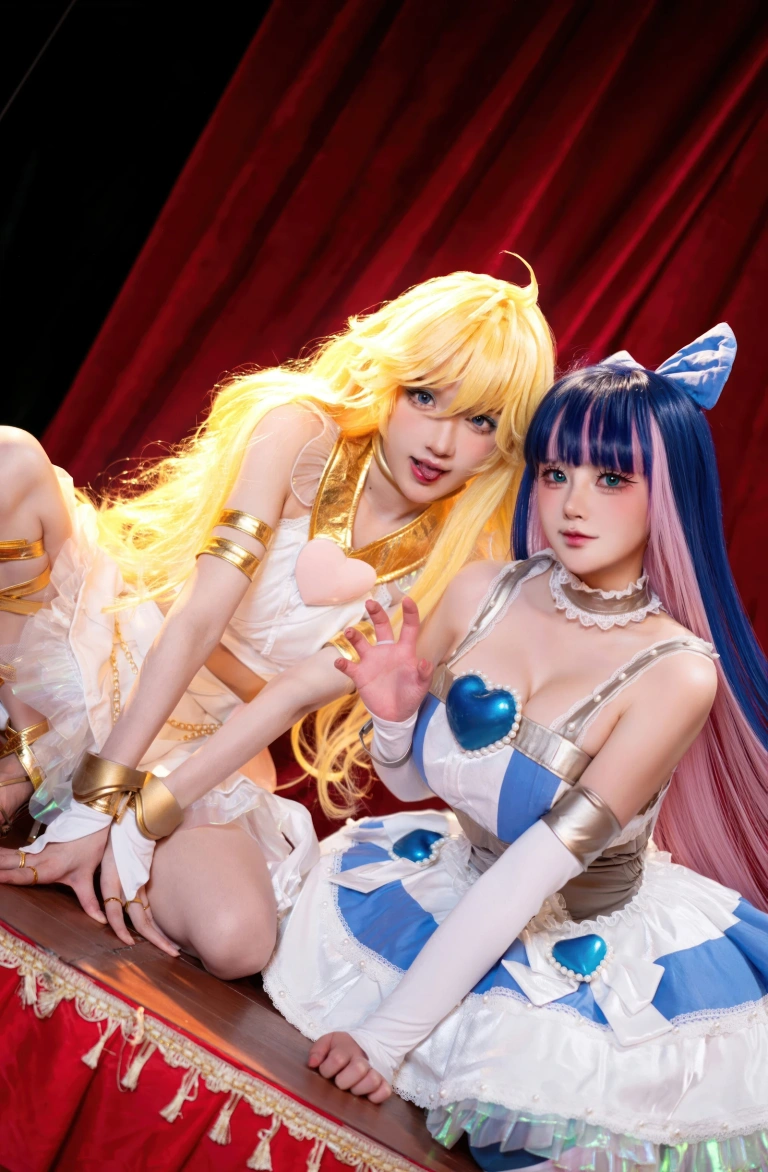 阿包也是兔娘《吊带袜天使（&苏苏苏Sofia）》主题写真：33张全套美图