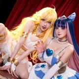 阿包也是兔娘《吊带袜天使（&苏苏苏Sofia）》主题写真：33张全套美图
