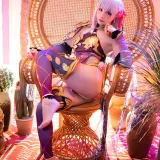 星之迟迟《《秘密花园》 伽摩》主题写真：19张全套美图