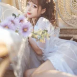 蠢沫沫《轻纱》主题写真：31张全套美图