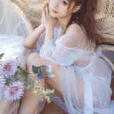 蠢沫沫《轻纱》主题写真：31张全套美图