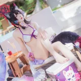 阿包也是兔娘《若藻水着》主题写真：32张全套美图